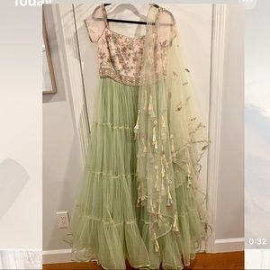 Indian Salwar Kameez Anarkali Dress Size L